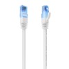 Cable réseau cat.6 UTP blanc 25cm RJ45 certifié *A135-0815*