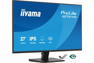 Ecran 27 1 ms DP HDMI mult Noir 120Hz * iiyama ProLite X2791HS-B1 *