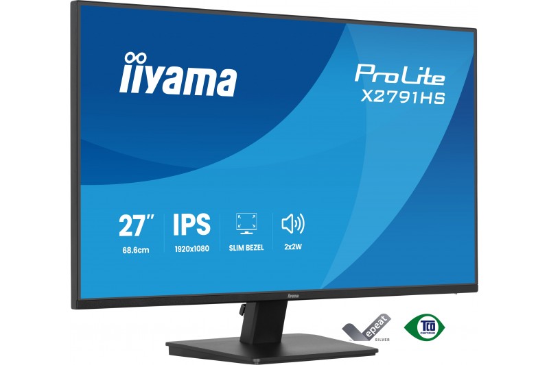 Ecran 27 1 ms DP HDMI mult Noir 120Hz * iiyama ProLite X2791HS-B1 * Ecran 27 1 ms DP HDMI mult Noir 120Hz * iiyama ProLite X2791HS-B1 *