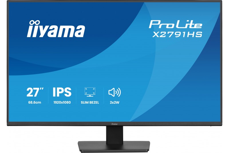 Ecran 27 1 ms DP HDMI mult Noir 120Hz * iiyama ProLite X2791HS-B1 * Ecran 27 1 ms DP HDMI mult Noir 120Hz * iiyama ProLite X2791HS-B1 *