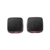 Mars Gaming MS-Pro, Enceintes Compactes 10W RGB Flow Jack 3.5 Noir * MSPRO *