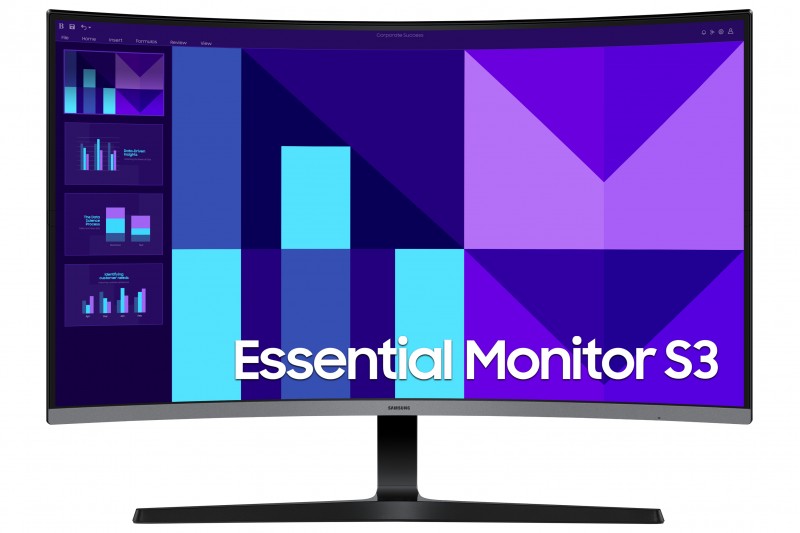 Ecran Samsung S3 S39GD 32 curved Full HD (1080p) 100Hz 4ms HDMI *LS32D390GAUXEN*
