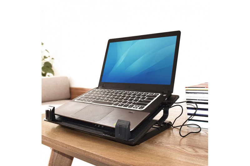 EWENT EW1258 Support pour ordinateur portable 17avec système de refroidissement