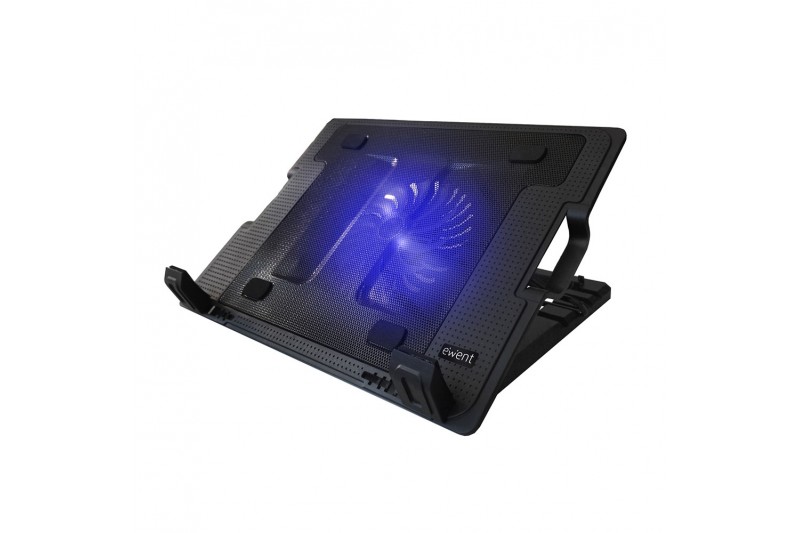 EWENT EW1258 Support pour ordinateur portable 17avec système de refroidissement