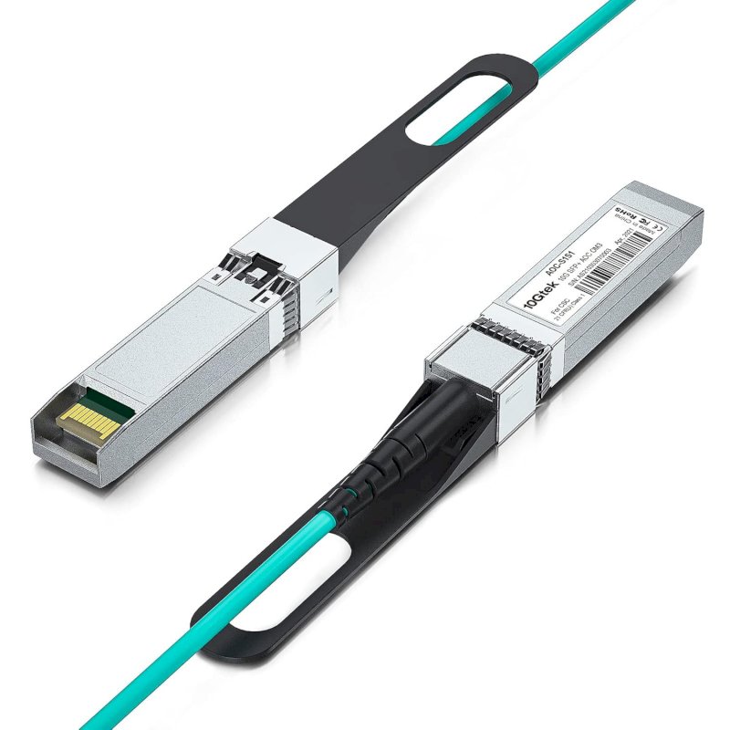 Câble SFP+ AOC 10Gbit/s 10Mètres, OM3 MMF 10GBASE-CU connexion directe Universel