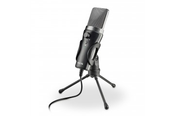 NGS MS120USB Microphone USB pour le streaming - Configuration réglable - Enregis