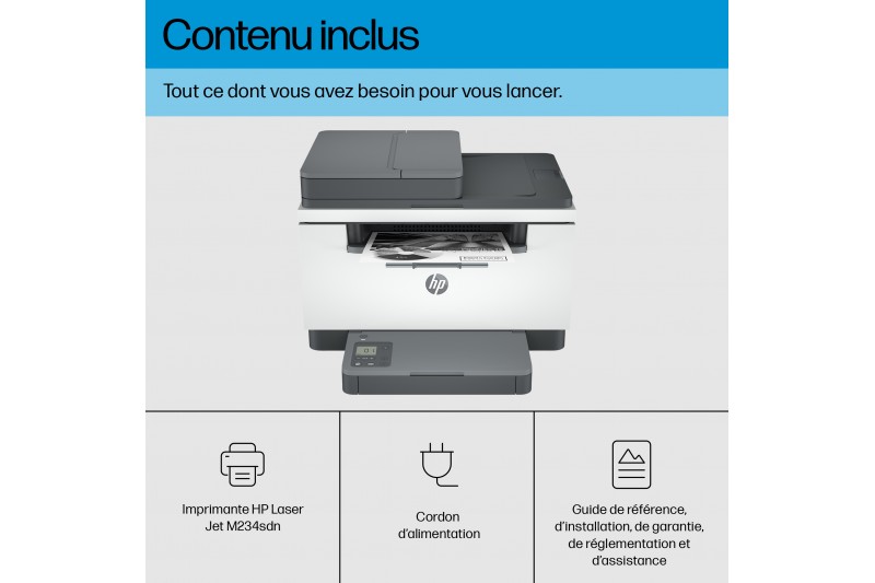 HP LaserJet M234sdn Multifonction Laser Monochrome LAN Duplex 29ppm *6GX00F*