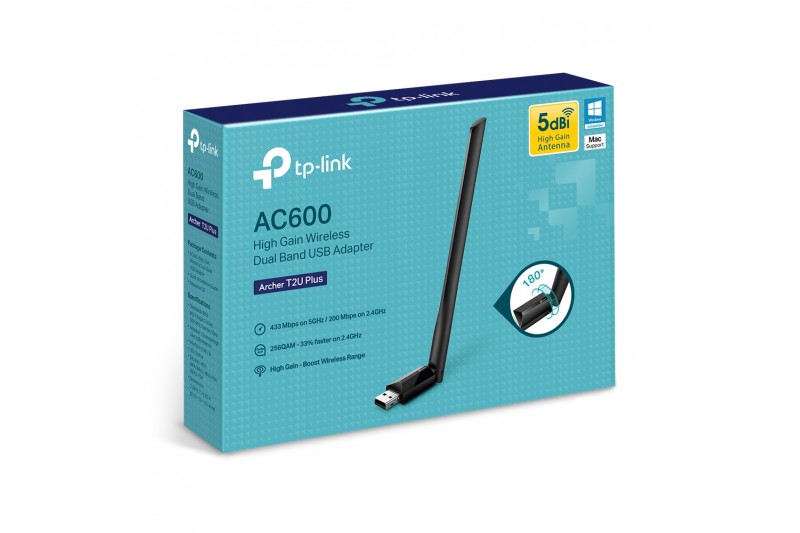 TP-Link Archer T2U Plus - adaptateur réseau *   ARCHER T2U Plus*