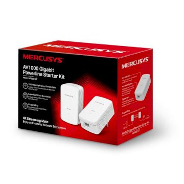 MERCUSYS MP500 KIT TP-Link CPL 1000 Mbps, Port Gigabit, Pack de 2 CPL