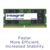 Mémoire Integral RAM DDR 5 4800 16GoSODIMM * Integral IN5V16GNHRBX *