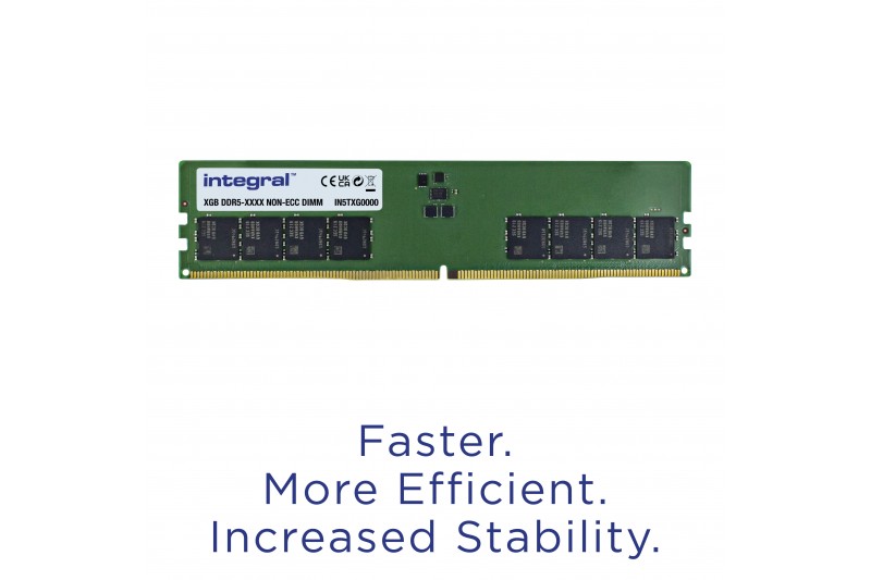 Mémoire DDR5 4800 16Go  * Integral IN5T16GNHRBX *