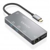 Aisens Dock 9 en 1 USB-C 3.0 Hub 2xUSB-A 3.0, HDMI RJ45 PD100W *ASUC-9P018-GR*