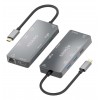 Aisens Dock 9 en 1 USB-C 3.0 Hub 2xUSB-A 3.0, HDMI RJ45 PD100W *ASUC-9P018-GR*