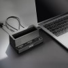 Station de clonage USb-c 3.2 2 x M.2 NVMe , 2.5 et 3.5 * Tooq TQDS-502B *
