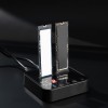 Station de clonage USb-c 3.2 2 x M.2 NVMe et M.2 SATA * Tooq TQDS-201B *