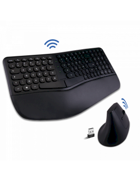 Pack Clavier souris sans fil Ergonomique / souris vertical* Advance CLS-ERGO*