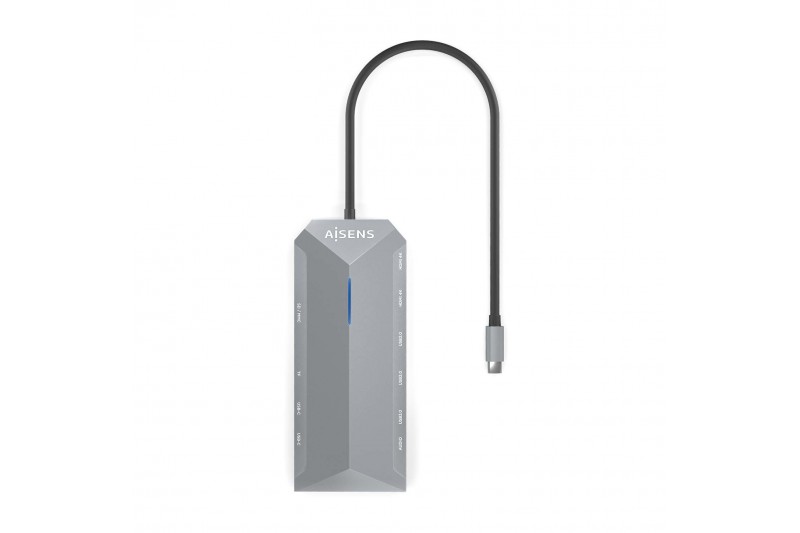 Aisens Dock 12 en 1 USB-C 3.0 Hub 3xUSB-A 3.0,2 HDMI RJ45 PD100W *ASUC-12P005-G* Aisens Dock 12 en 1 USB-C 3.0 Hub 3xUSB-A 3.0,2 HDMI RJ45 PD100W *ASUC-12P005-G*