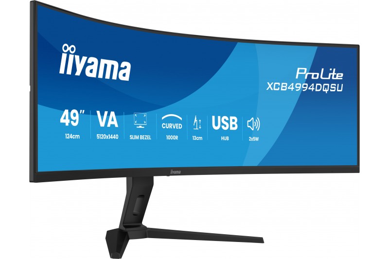 iiyama ProLite XCB4994DQSU-B1 - écran LED - incurvé - 49 - HDR 120Hz mult iiyama ProLite XCB4994DQSU-B1 - écran LED - incurvé - 49 - HDR 120Hz mult