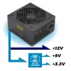 Alim Unykach ATX 850W -80 Plus Gold - Ventilateur 120mm *Unykach UK213850 * Alim Unykach ATX 850W -80 Plus Gold - Ventilateur 120mm *Unykach UK213850 *