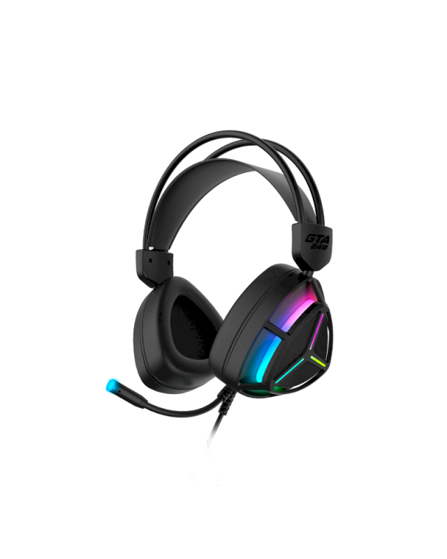 Casque micro GTA240 PC/SWITCH/PLAYSTATION/XBOX HP 40 mm RGB * MIC-GTA240 *