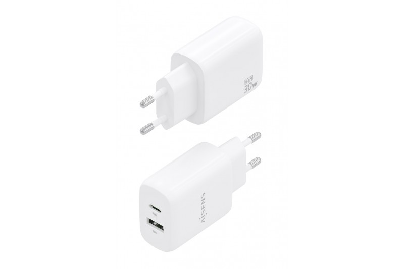 Chargeur double Aisens 30W - 1xUSB-C - 1xUSB-A - Noir *A110-0923* Chargeur double Aisens 30W - 1xUSB-C - 1xUSB-A - Noir *A110-0923*