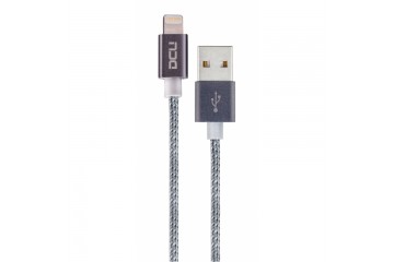 Cable USB - Lightning ( Iphone 5 et 6 ) boite grey  cable 1M * DCU 34101215 *