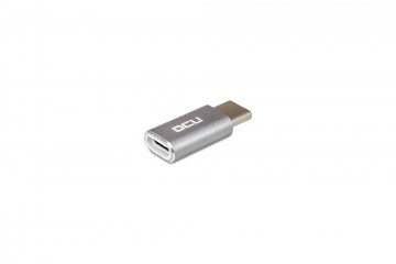 Adaptador USB-C - micro USB gray aluminium * DCU 30402025 *