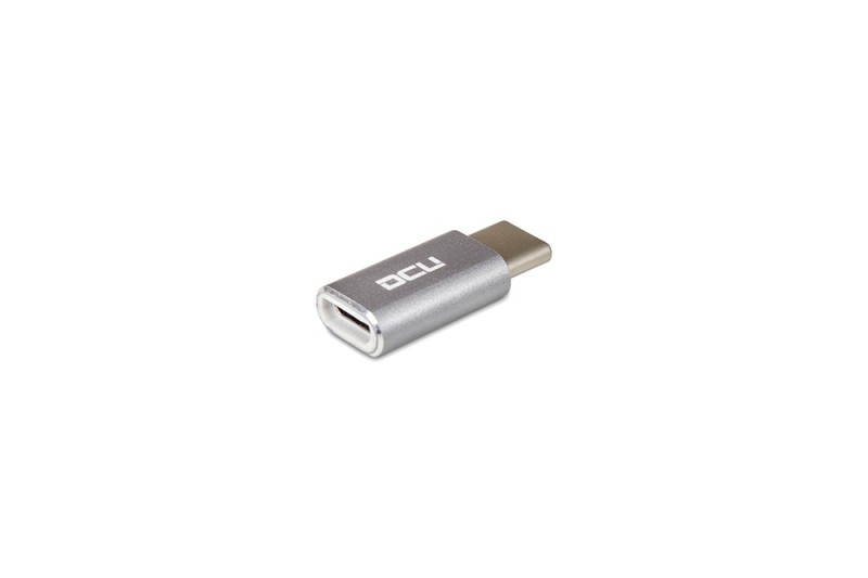 Adaptador USB-C - micro USB gray aluminium * DCU 30402025 *