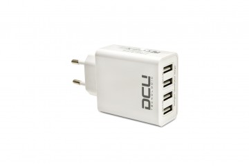 Chargeur USB Bloc secteur 5V 4 x USB boite ( 2 x2.4A + 2 x2.4A) * DCU 37300500 *