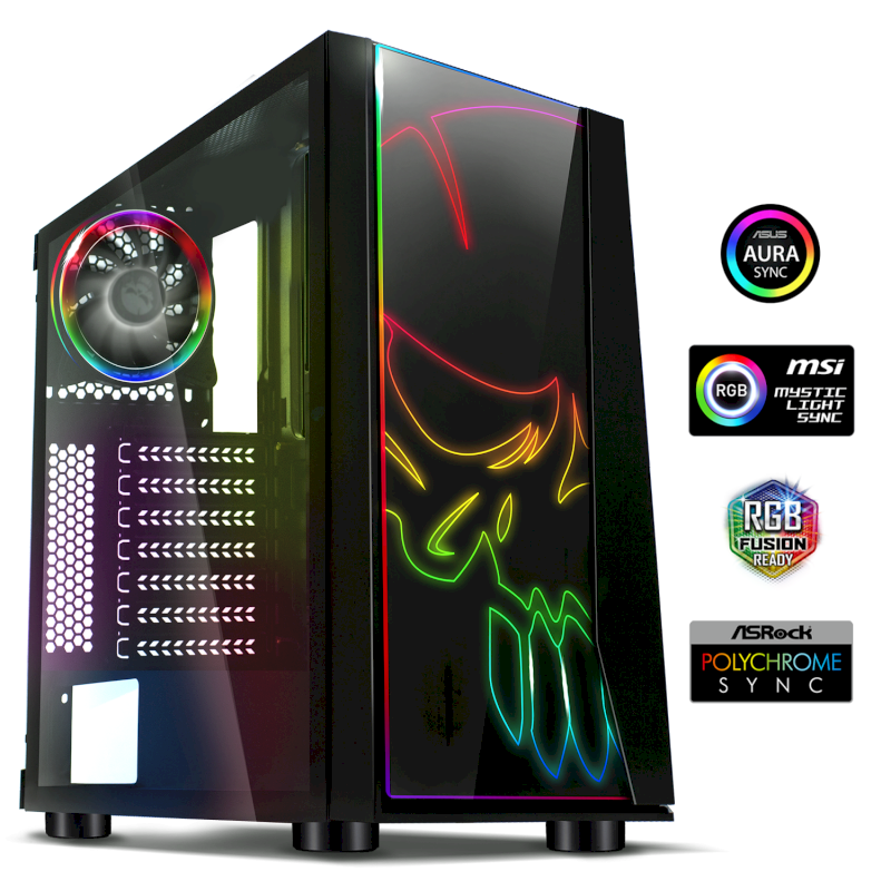 Boitier Ghost One A+RGB Edition mATX/ATX sans alim* 8901RA *