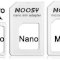 Adaptateur SIM/ Micro SIM/ Nano SIM