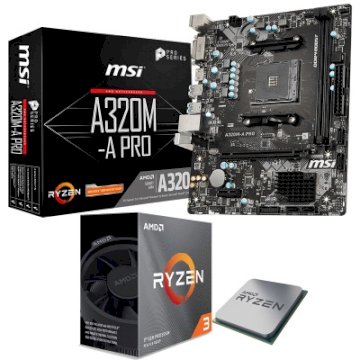 Processeur AMD RYZEN 3 3200G + MSI A320M-A PRO