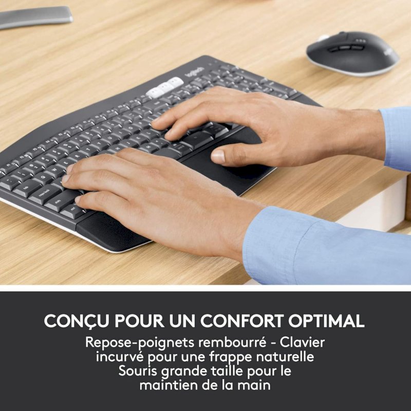 Kit clavier souris optique sans fil Bluetooth Logitech  MK850 *  920-008222 *