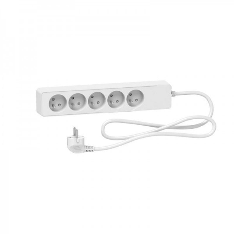 UPTEC - Multiprise 2P+T 5 prises - 1.5 m