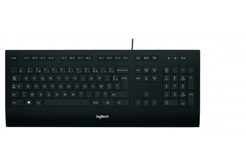 Clavier Logitech K280e Slim USB Noir * 920-005210 *