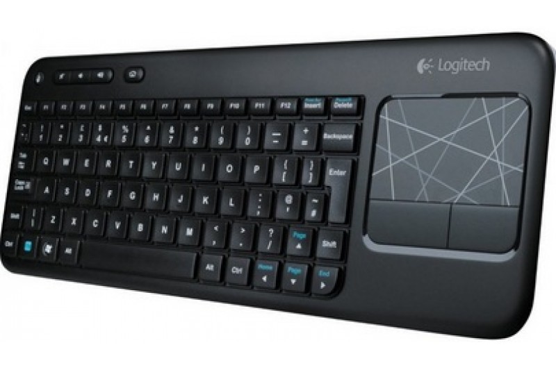 Logitech Wireless Touch K400 - Clavier + Touchpad - 2.4 GHz - francais noir
