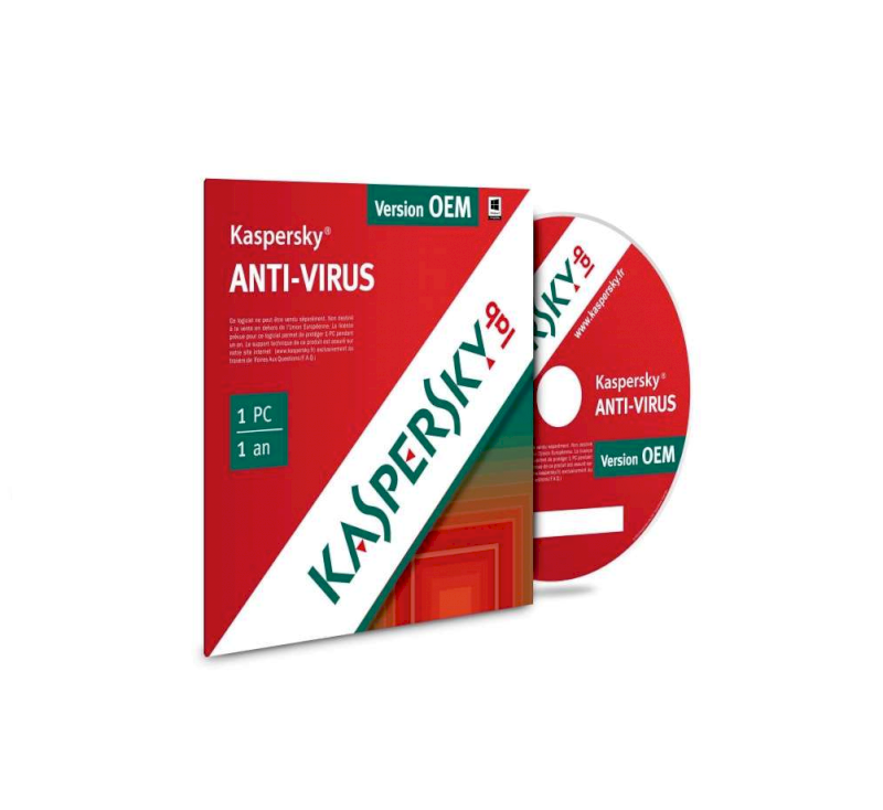 Kaspersky Anti-Virus OEM (1 poste - 1 an) * KL1171F5AFS-20HPENV * PROMO