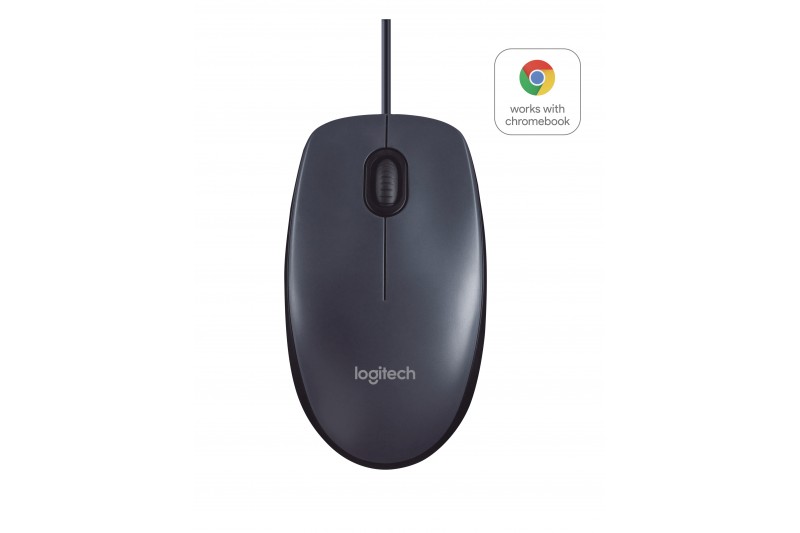 Souris optique fil USB -Logitech B100 noir * 910-003357 *