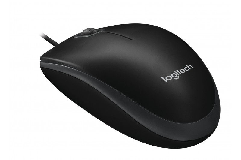 Souris optique fil USB -Logitech B100 noir * 910-003357 *