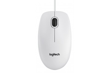 Souris optique fil USB -Logitech B100 Blanc *  910-003360 *