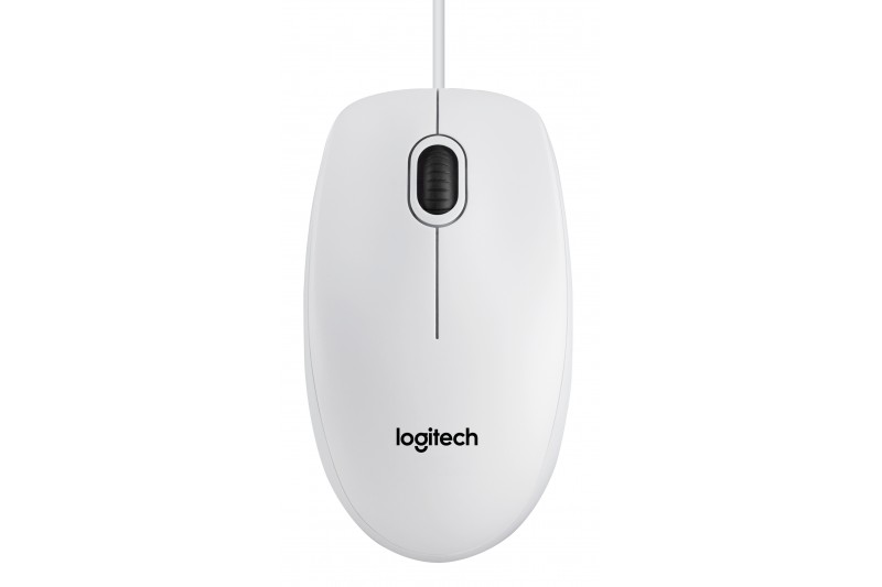 Souris optique fil USB -Logitech B100 Blanc *  910-003360 *