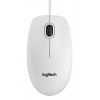 Souris optique fil USB -Logitech B100 Blanc *  910-003360 *
