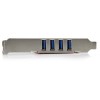 StarTech.com Carte contrôleur PCI à 4 ports USB 3.0 *PCIUSB3S4 *