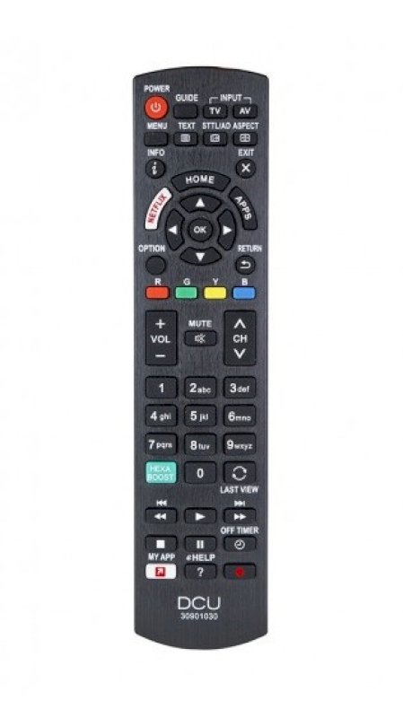 TÉLÉCOMMANDE UNIVERSELLE pour Télévision Panasonic * DCU 30901030 *