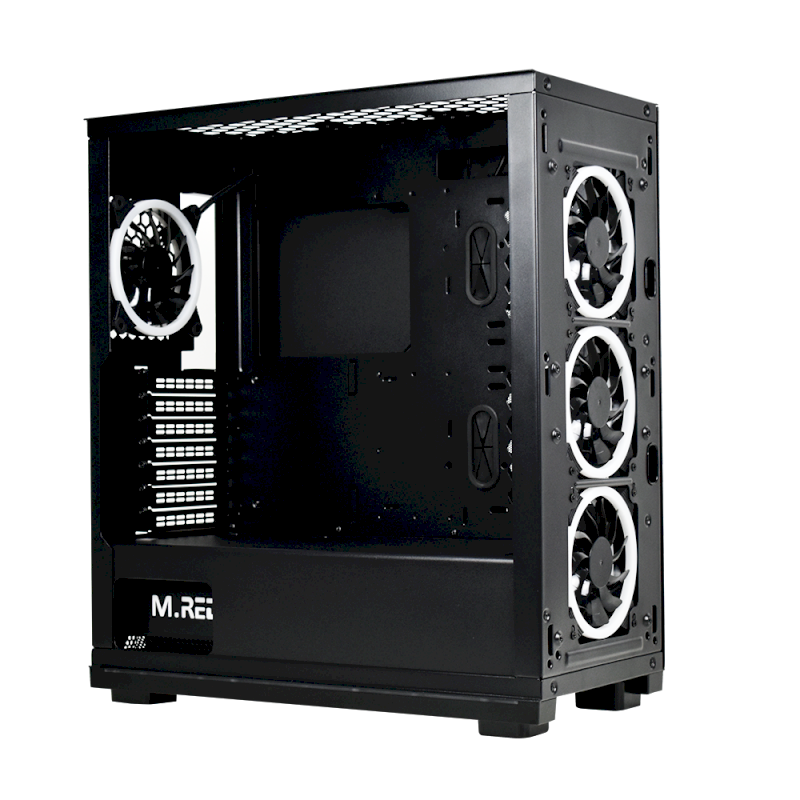 Boitier PC Modulable M.RED ATX MR-004 Black DESTROYER Rainbow ARGB MT Sans Façad