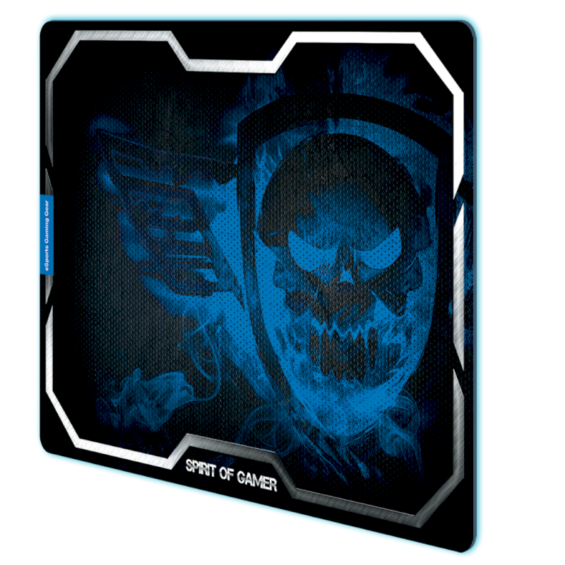 Tapis de souris Spirit Of Gamer Blue Smokey Skull - XL * SOG-PAD01XLB *