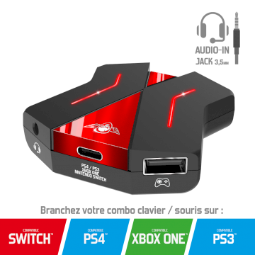 Convertisseur CROSSGAME pour consoles  PS3/PS4/Switch/Xbox One *SOG-CONV2*