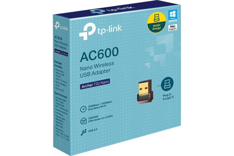 TP-Link Archer T2U Nano - adaptateur réseau * ARCHER T2U NANO * TP-Link Archer T2U Nano - adaptateur réseau * ARCHER T2U NANO *