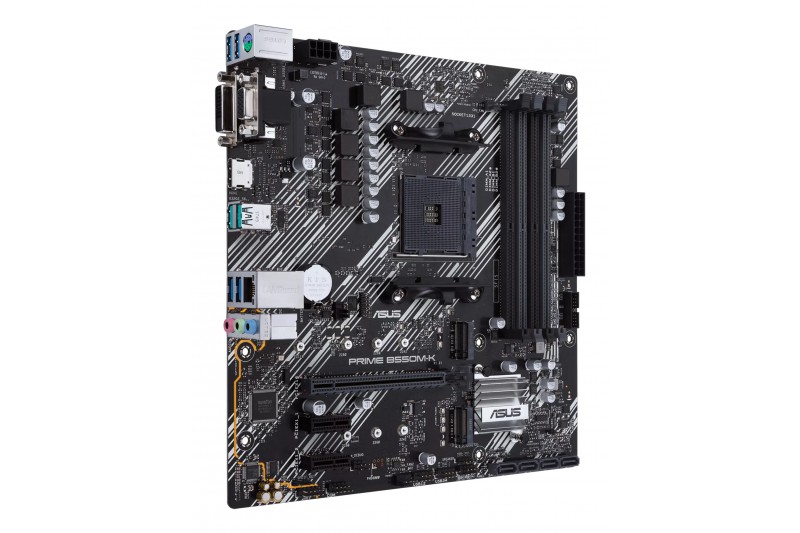 ASUS Prime B550M-K mATX - Socket AM4 DDR4 M.2 USB 3.2 (Dernier BIOS)