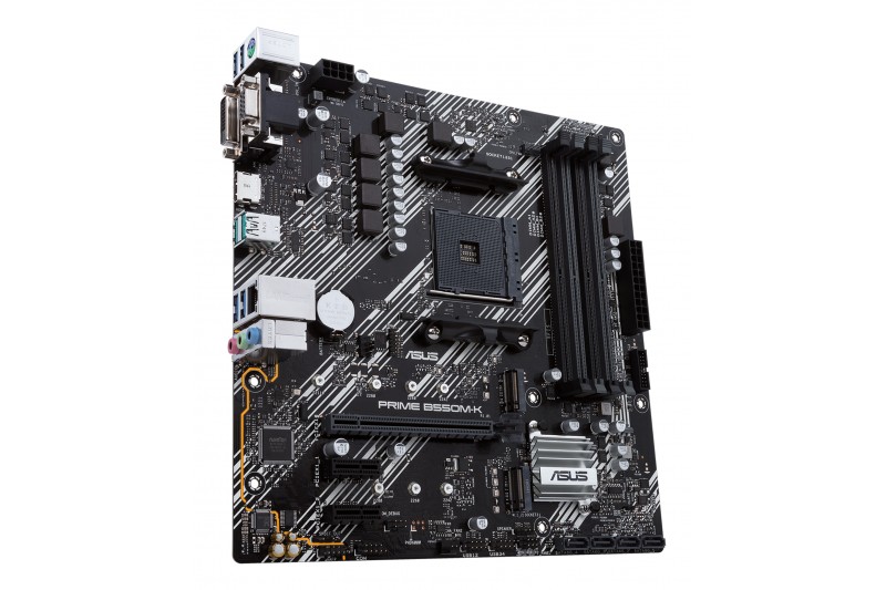 ASUS Prime B550M-K mATX - Socket AM4 DDR4 M.2 USB 3.2 (Dernier BIOS)